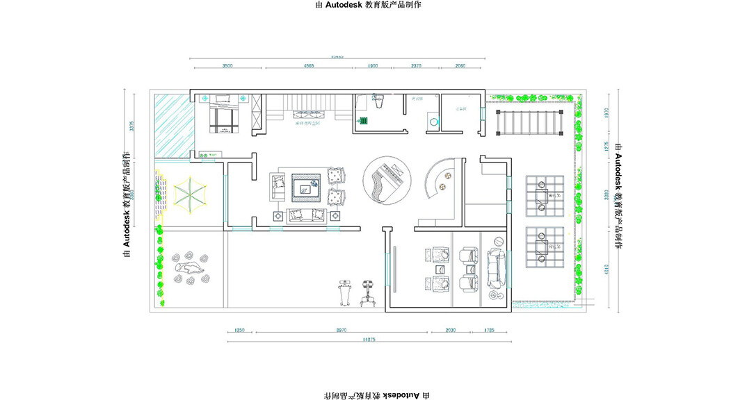 青特花溪地164㎡別墅二層戶型圖